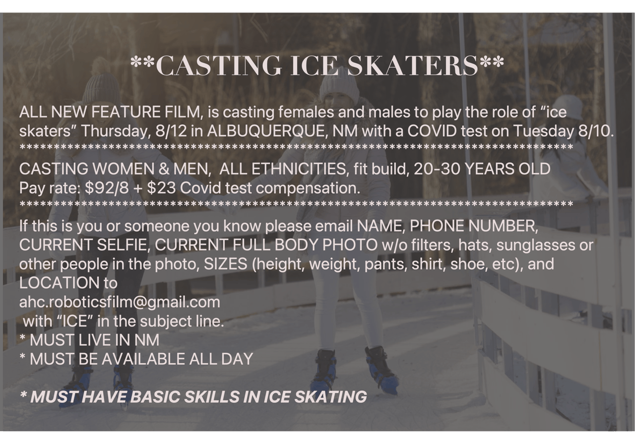 Casting Call - Outpost Ice Arenas™