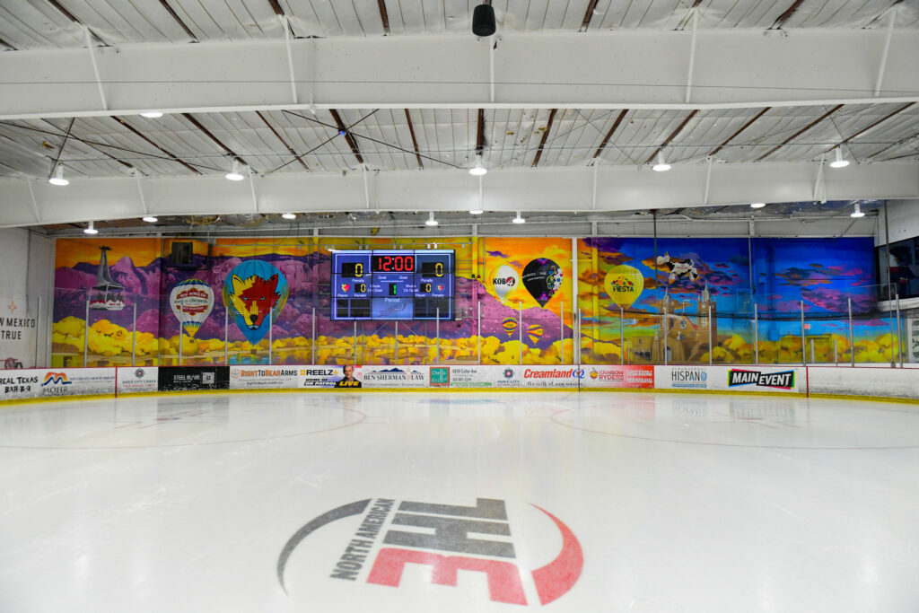 NEW MEXICO’S LARGEST INDOOR MURAL TO BE UNVEILED AT NEW MEXICO ICE WOLVES 2026-2027 SEASON OPENING WEEKEND